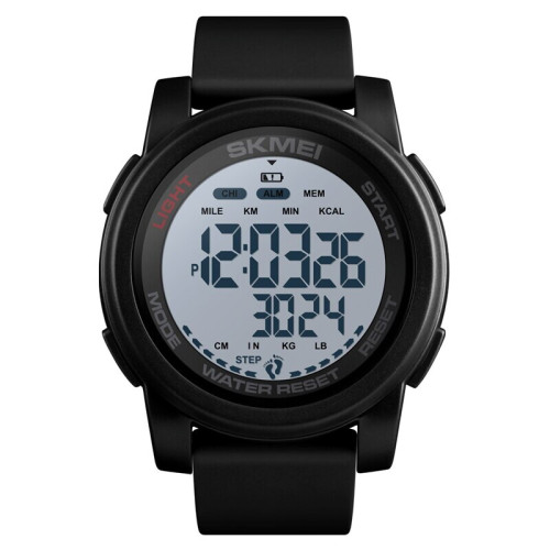Skmei 1469BKWT Black STOPPED