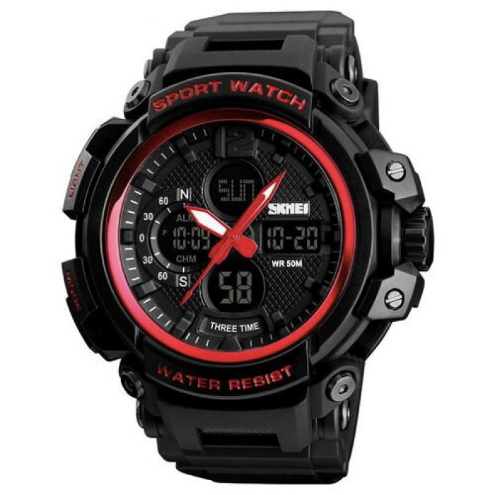 Skmei 1343 (1343RD) Black-Red SALE