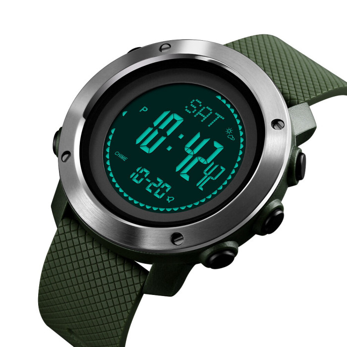 Skmei 1418AG  Army Green + Compass