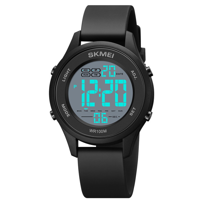 Skmei 1758BKBKWT Black Black White