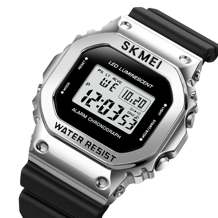 Skmei 1851SIBK Silver Black