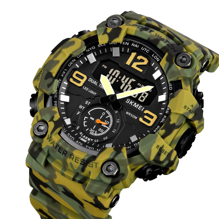 Skmei 1965CMGN camo green.