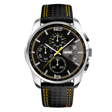 Skmei 9106YL Silver-Black-Yellow