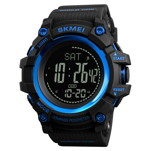 Skmei 1356BU Black-Blue Compass