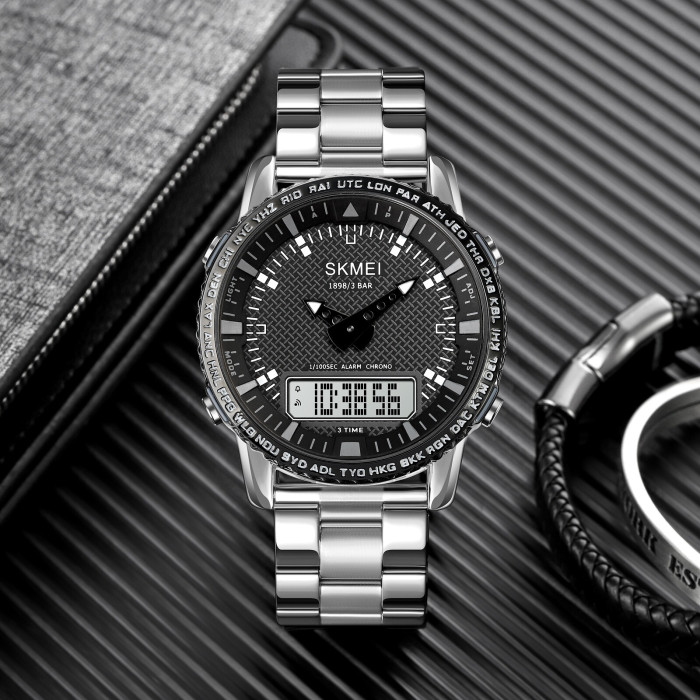 Skmei 1898SIWT Silver-White SALE