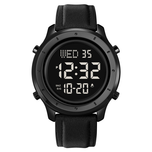 Skmei 1864LBKBK Black-Black Leather SALE