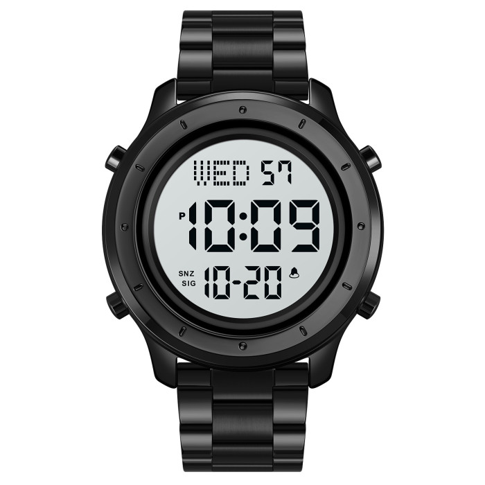 Skmei 1864SBKWT Black-White Steel