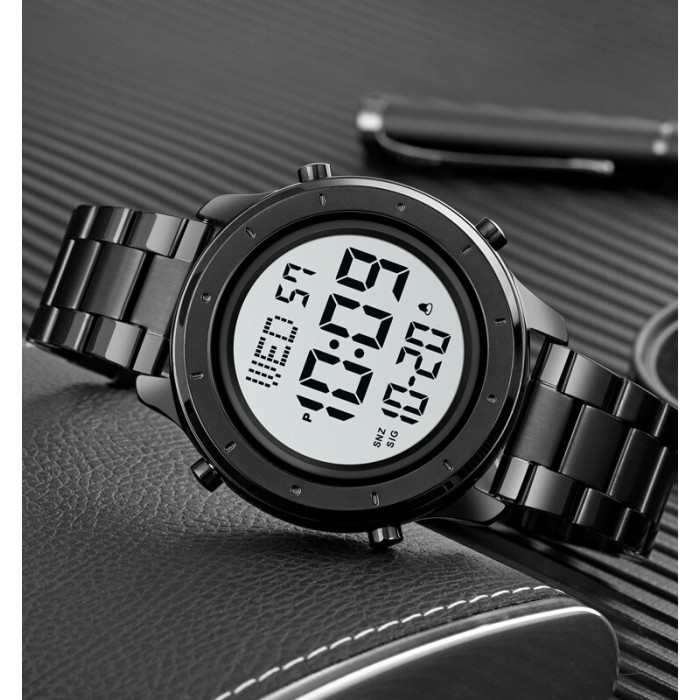 Skmei 1864SBKWT Black-White Steel