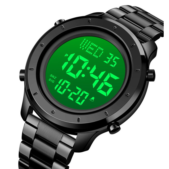 Skmei 1864SBKWT Black-White Steel