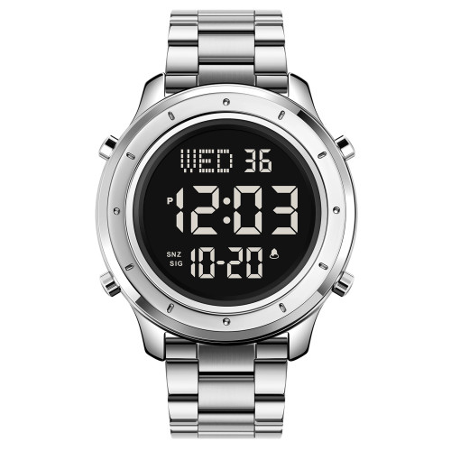 Skmei 1864SGSIBK Silver-Black Steel