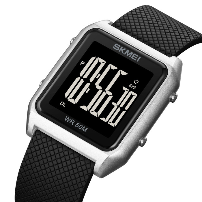 Skmei 1866SIBK Silver-Black