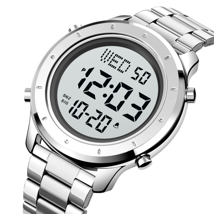 Skmei 1864SSIWT Silver/White Steel