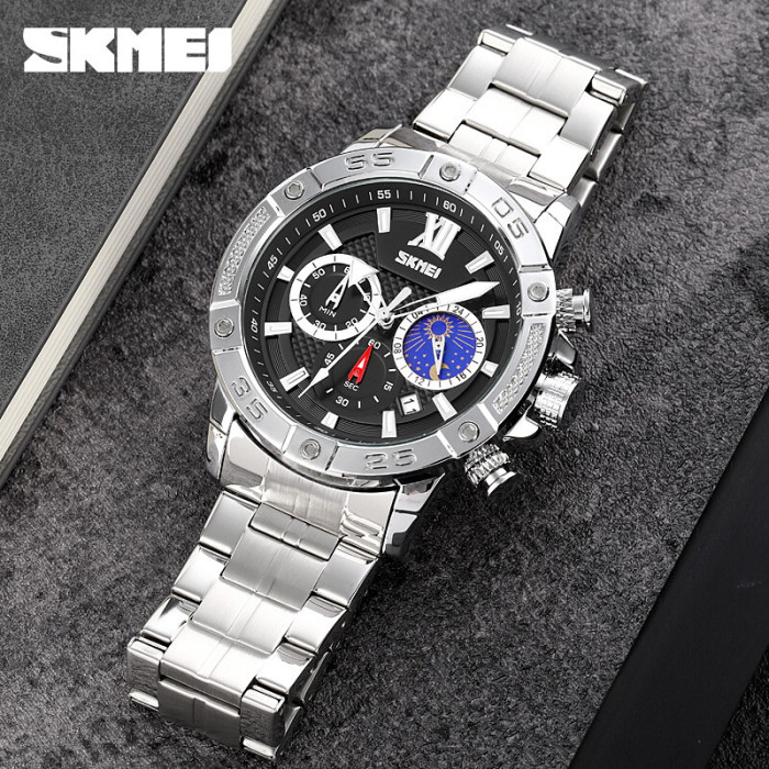 Skmei 9235SIBK Silver-Black