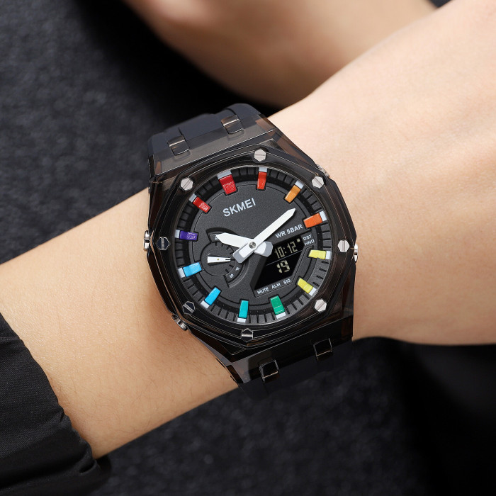 Skmei 2100BKWT Black-White SALE