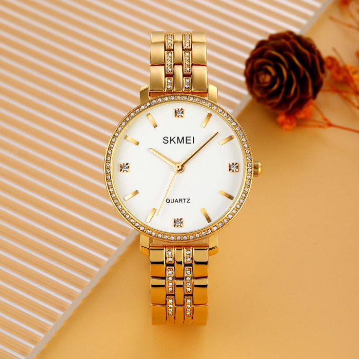 Skmei 2006GDWT Gold-White