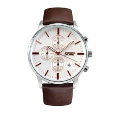 Skmei 9103WTBN White-Brown