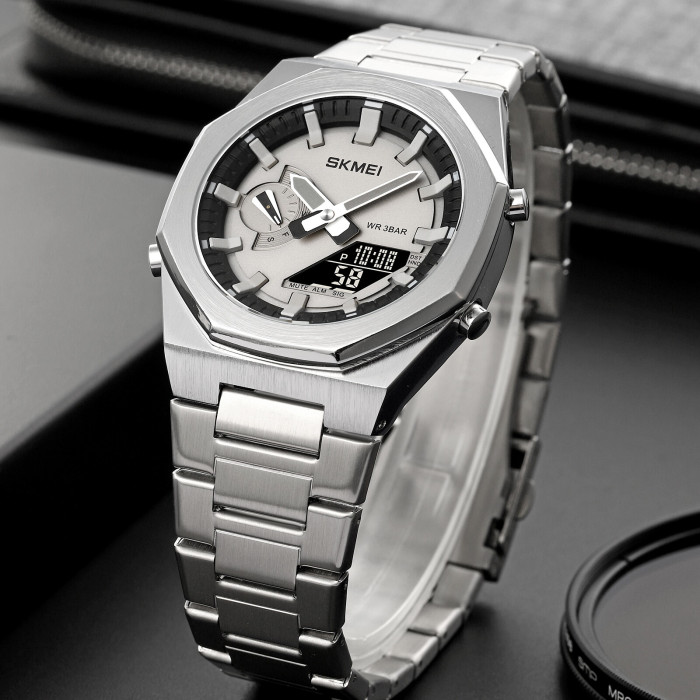 Skmei 1816SIBK Silver-Black