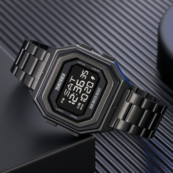 Skmei 1875SBK All Black Steel