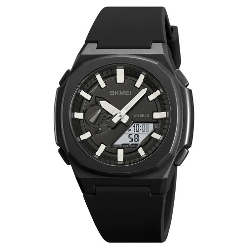 Skmei 2091BKWTWT Black-White White
