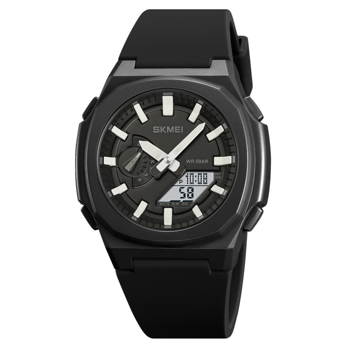 Skmei 2091BKWTWT Black-White White