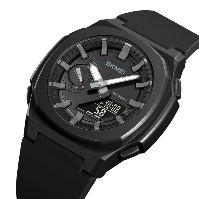Skmei 2091BKGYBK Black-Grey-Black