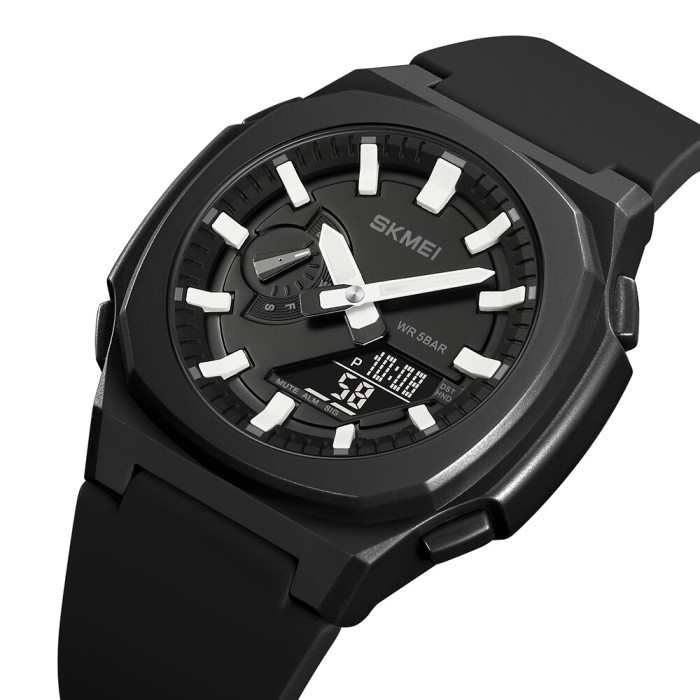 Skmei 2091BKWTBK Black-White-Black
