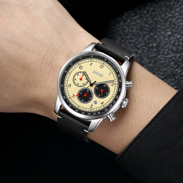 Skmei 9318BEBK Beige-Black