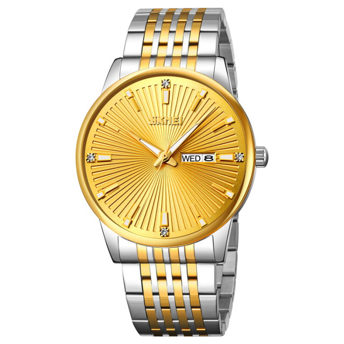 Skmei 9323TGDGD Silver/Gold-Gold