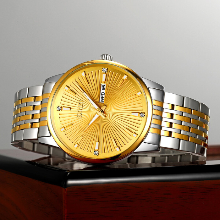 Skmei 9323TGDGD Silver/Gold-Gold