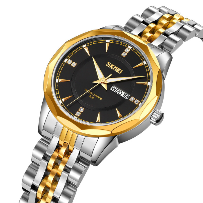 Skmei 9264TGDBK Silver/Gold-Black