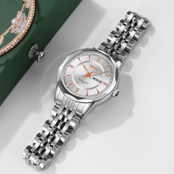 Skmei 9264SISI Silver-Silver