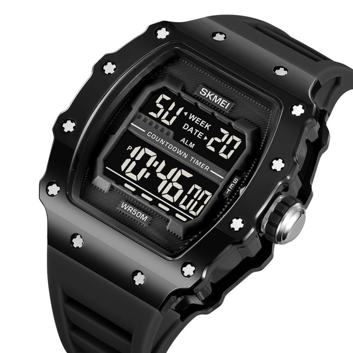 Skmei 2296BTBKBK Bright Black