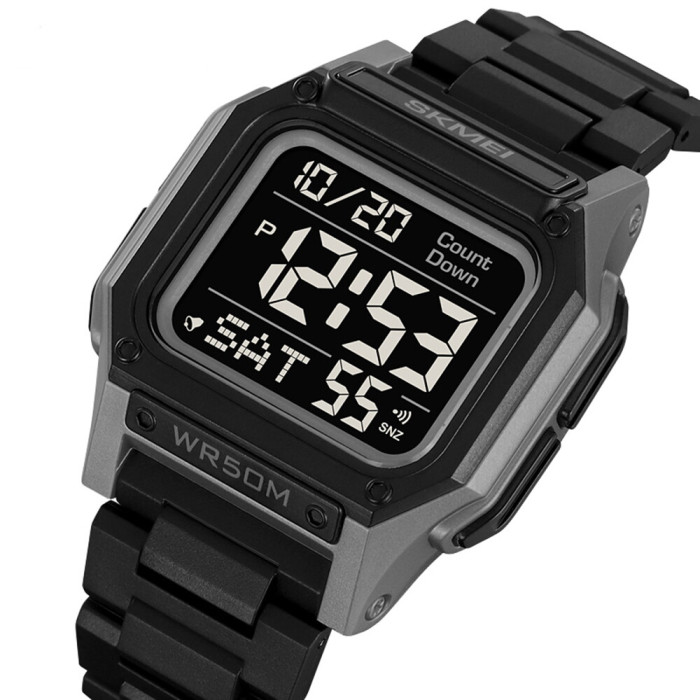 Skmei 2264BKGYBK Black-Grey-Black