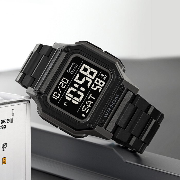 Skmei 2264BKGYBK Black-Grey-Black