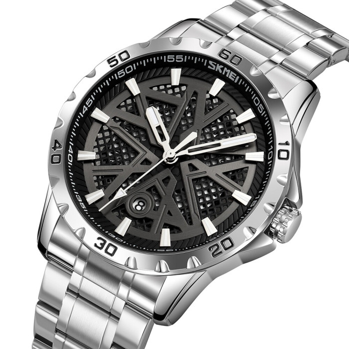 Skmei 9337SIBK Silver-Black