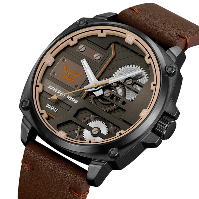 Skmei 2289BKBN Black-Brown