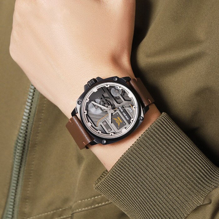 Skmei 2289BKBN Black-Brown