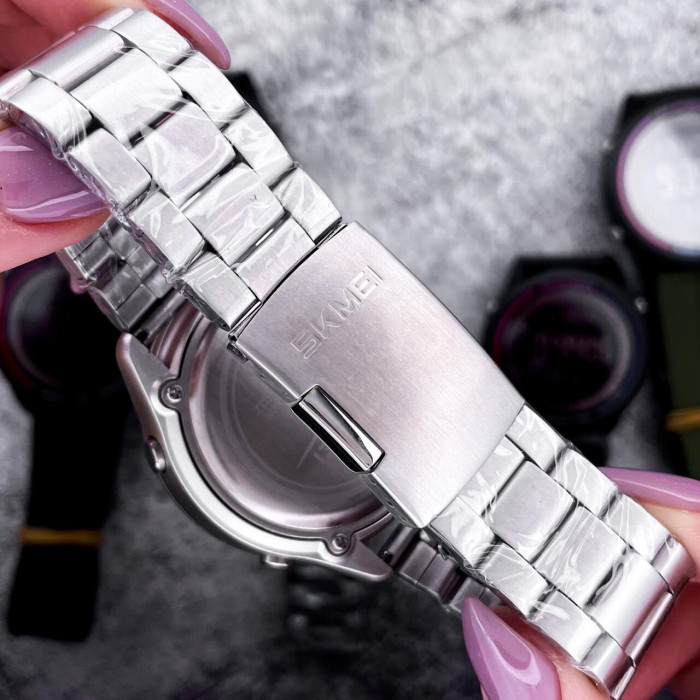 Skmei 2412SSI Silver Steel