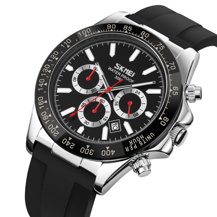Skmei 9275SIBK Silver-Black