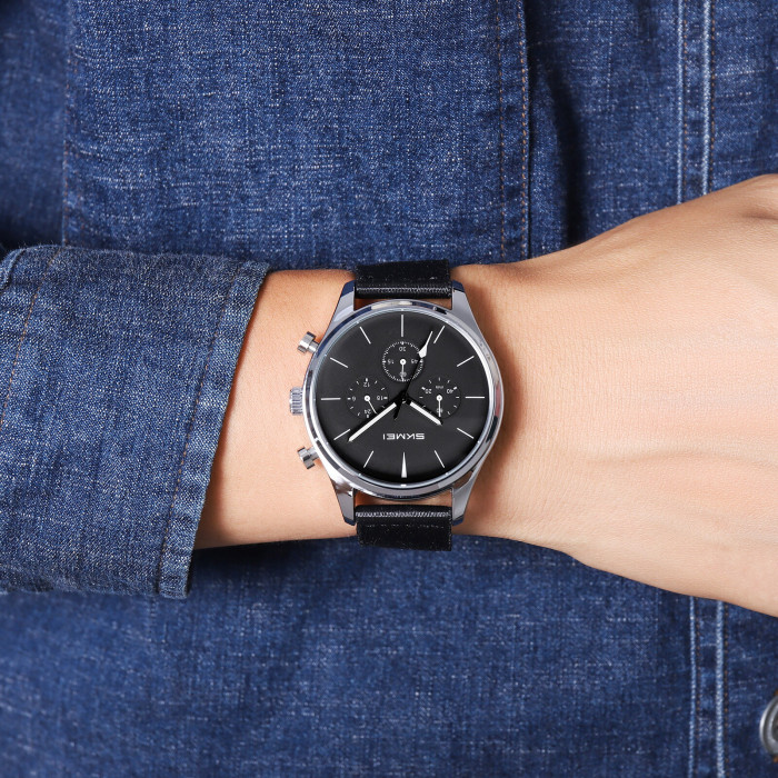 Skmei 2367SIBK Silver-Black