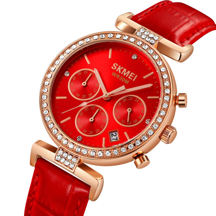 Skmei 2089RGRD Rose Gold-Red