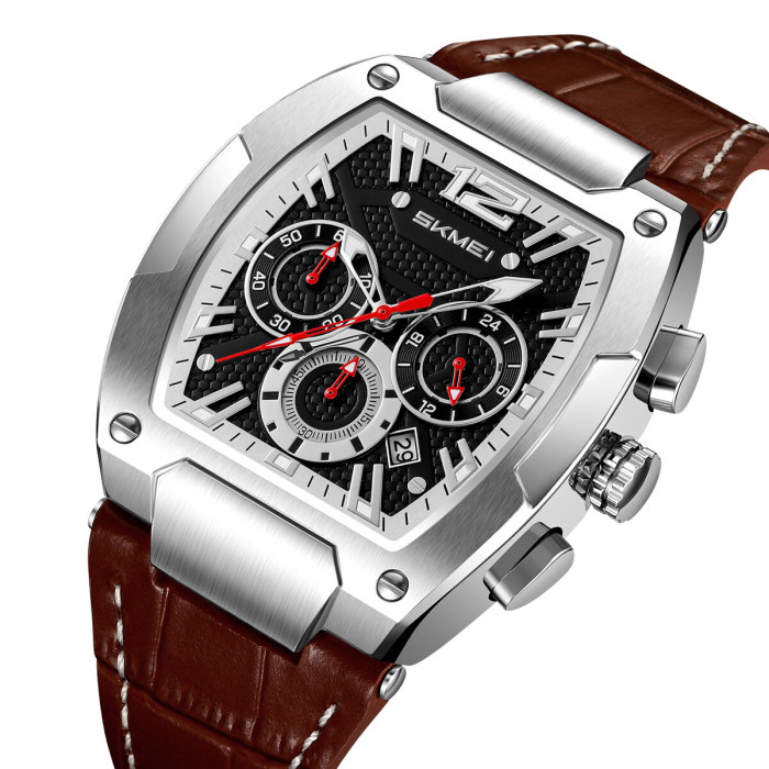 Skmei 9357SIBN Silver-Brown