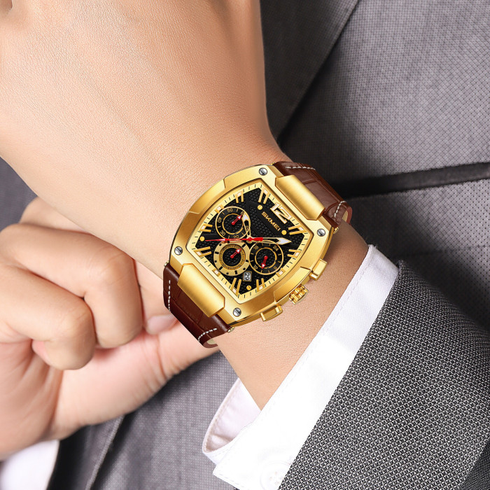 Skmei 9357GDBN Gold-Brown