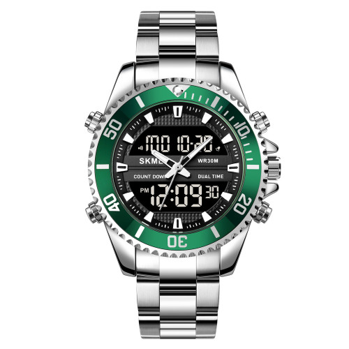 Skmei 1850SIGN Silver-Green SALE