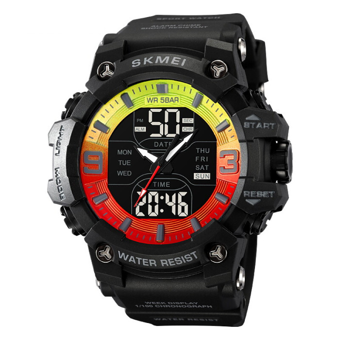 Skmei 2222BKCL Black-Colorful