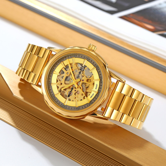 Skmei M035SGD Gold Steel