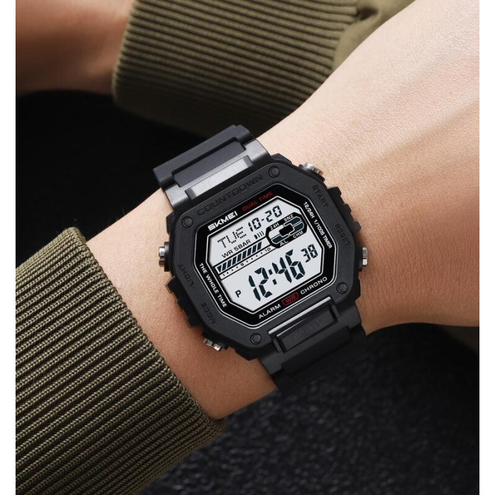 Skmei 2523BKWT Black-White
