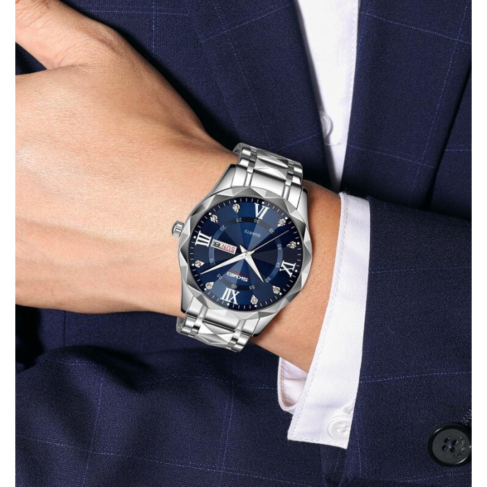 Skmei 9369SIBU Silver-Blue