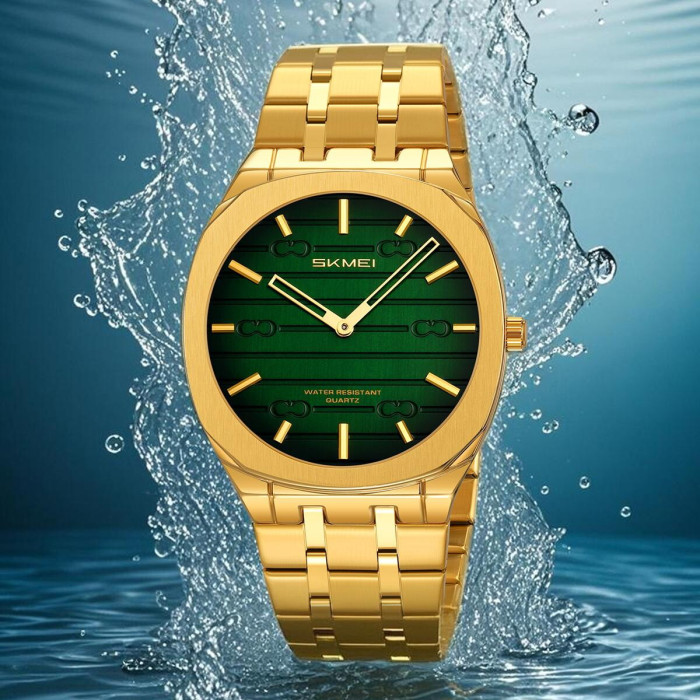 Skmei 9372GDGN Gold-Green
