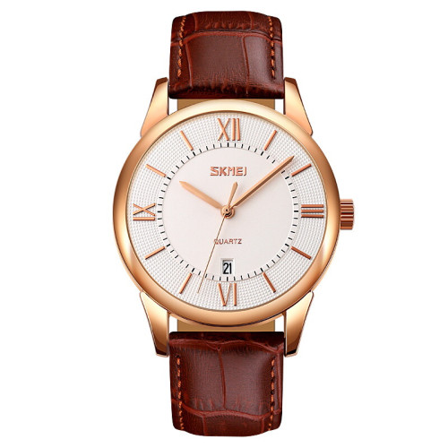 Skmei 9261BNSI Brown-Silver